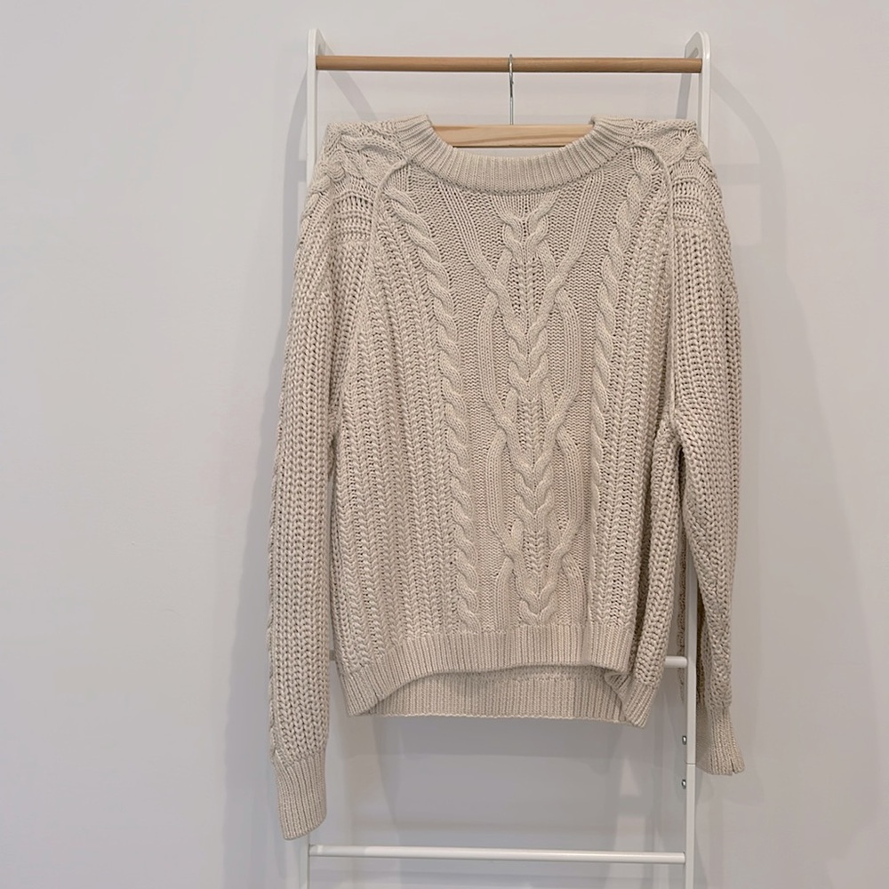 Free People Frankie Cable Sweater